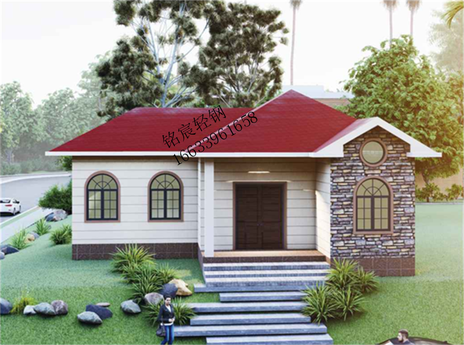 120平米一層歐式鋼結(jié)構(gòu)別墅 120平米一層歐式鋼結(jié)構(gòu)別墅