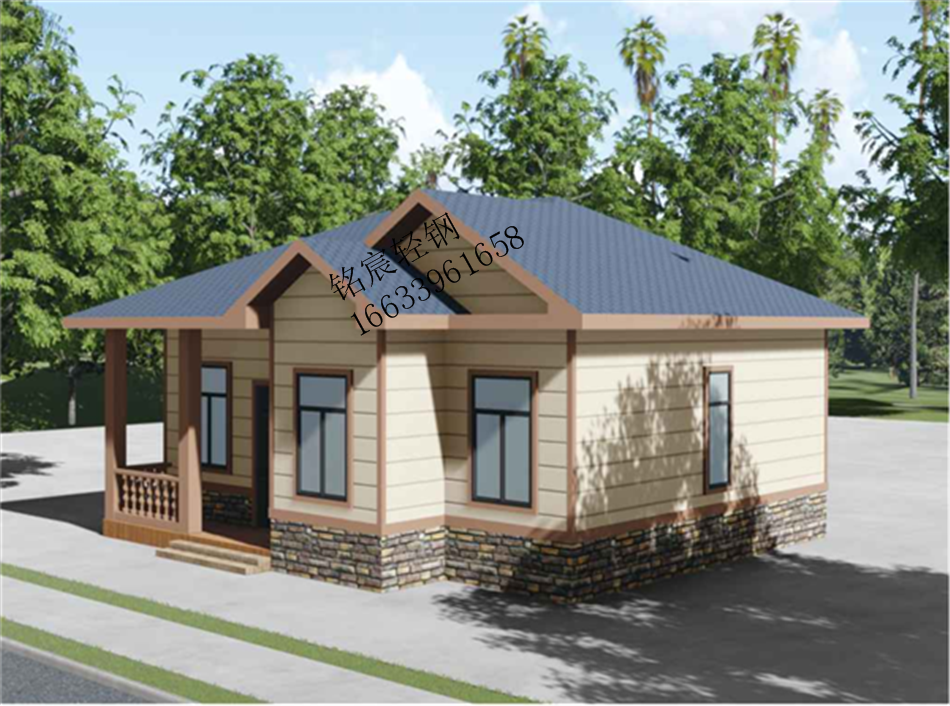 130平米一層輕鋼別墅 130平米一層輕鋼別墅