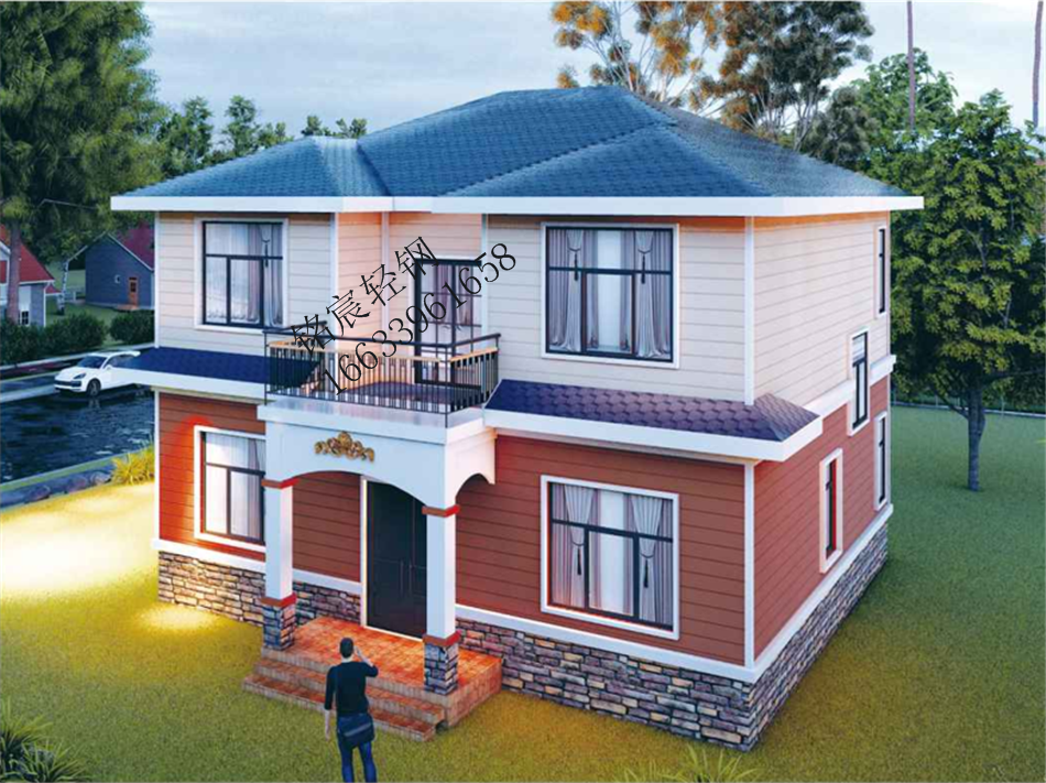 二層120平米鋼結構別墅房屋 二層120平米鋼結構別墅房屋