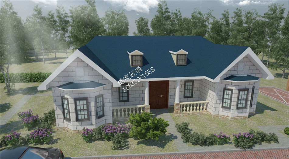 一層180平米歐式輕鋼別墅 一層180平米歐式輕鋼別墅