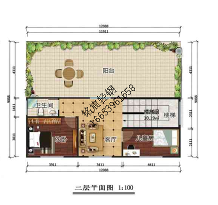 三層250平米歐式輕鋼別墅 三層250平米歐式輕鋼別墅