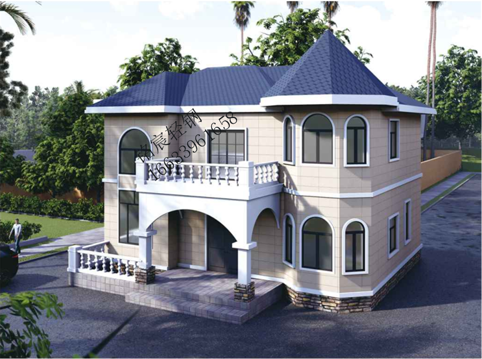 240平米二層輕鋼別墅廠家 240平米二層輕鋼別墅廠家