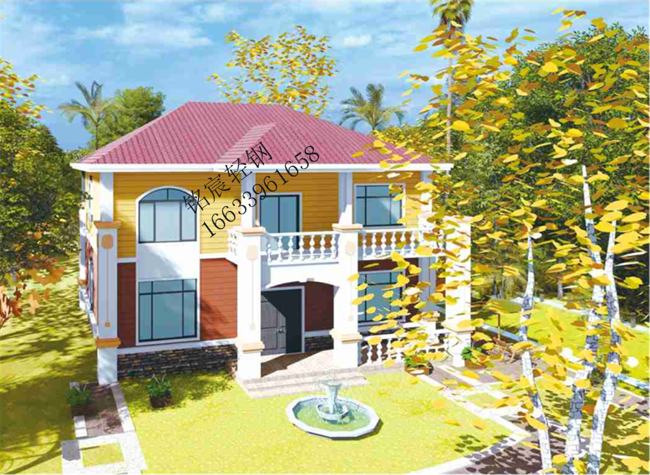 270平米鋼結(jié)構(gòu)農(nóng)村別墅 270平米鋼結(jié)構(gòu)農(nóng)村別墅