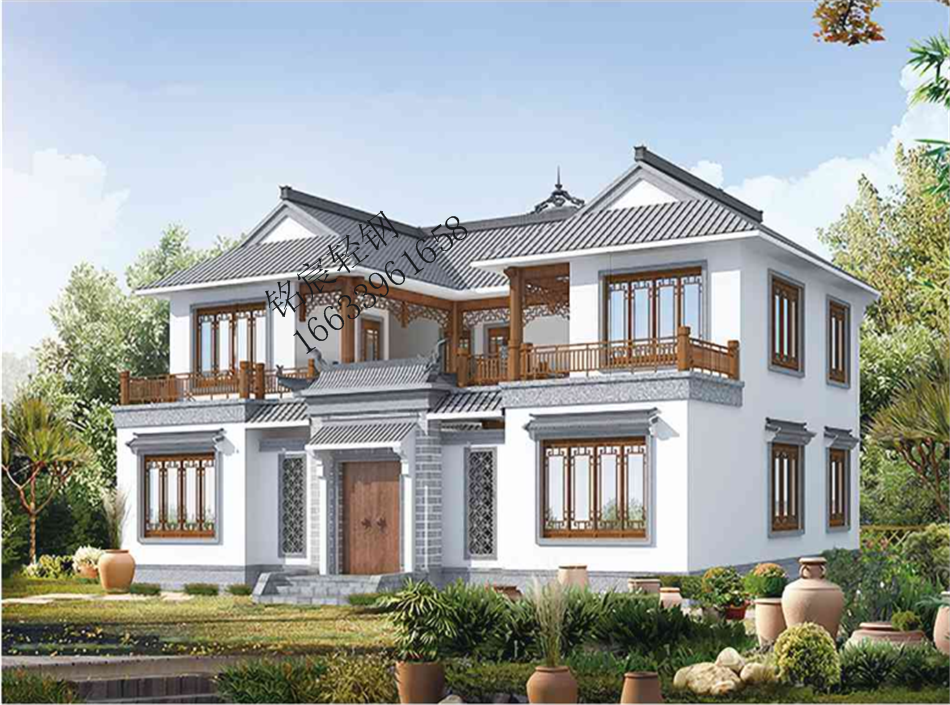 二層240平米中式風(fēng)格輕鋼別墅 二層240平米中式風(fēng)格輕鋼別墅