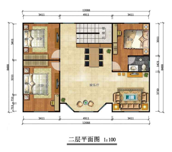 210平米裝配式鋼結(jié)構(gòu)農(nóng)房 210平米裝配式鋼結(jié)構(gòu)農(nóng)房