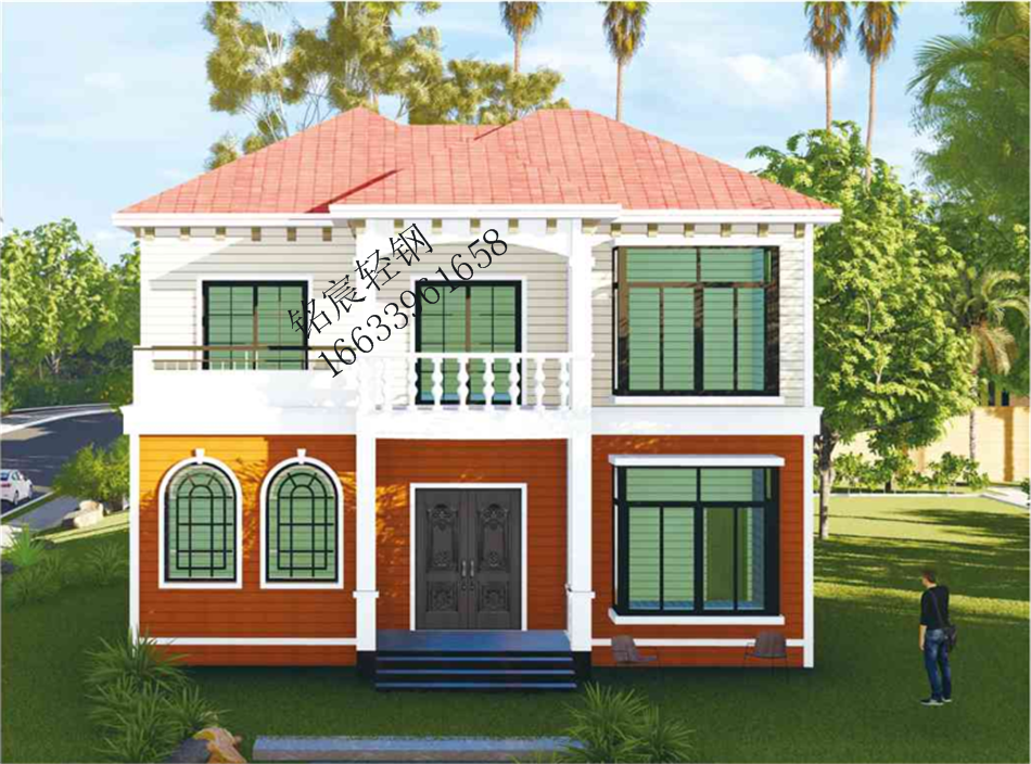 二層240平米歐式輕鋼房屋 二層240平米歐式輕鋼房屋