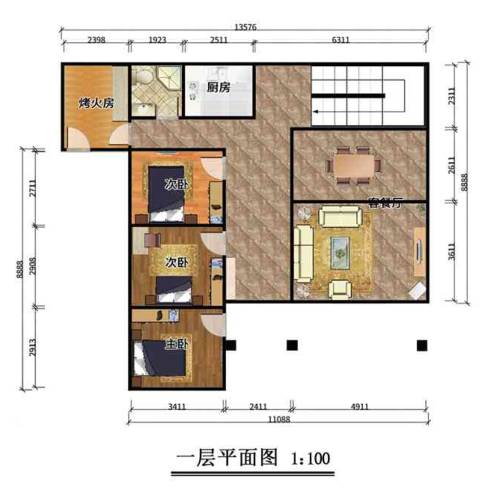 二層230平米歐式鋼結(jié)構(gòu)農(nóng)房