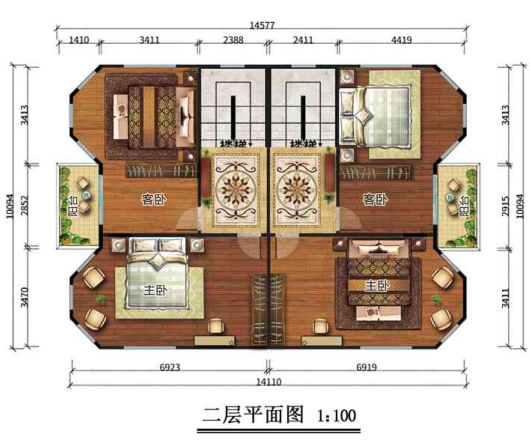 二層240平米歐式輕鋼房屋 二層240平米歐式輕鋼房屋