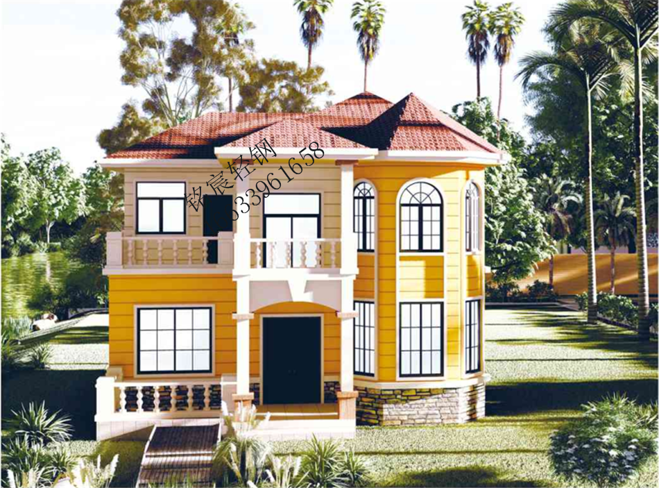 二層173平米歐式輕鋼別墅 二層173平米歐式輕鋼別墅