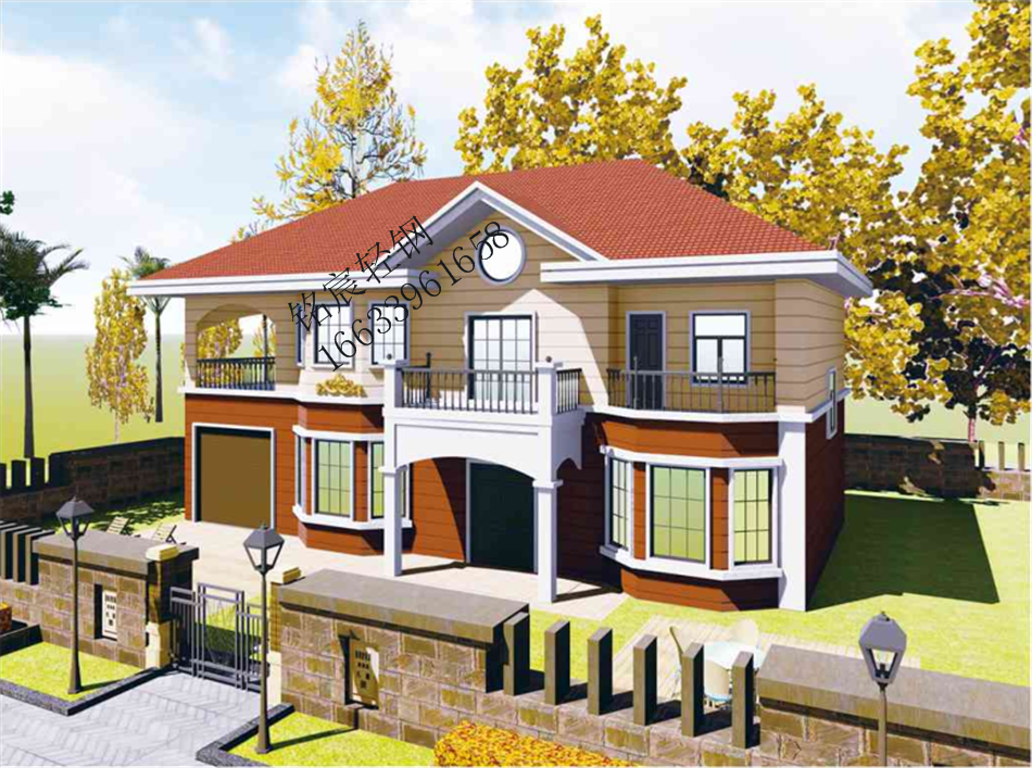 二層323平米歐式輕鋼別墅 二層323平米歐式輕鋼別墅