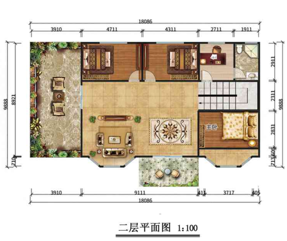二層323平米歐式輕鋼別墅 二層323平米歐式輕鋼別墅