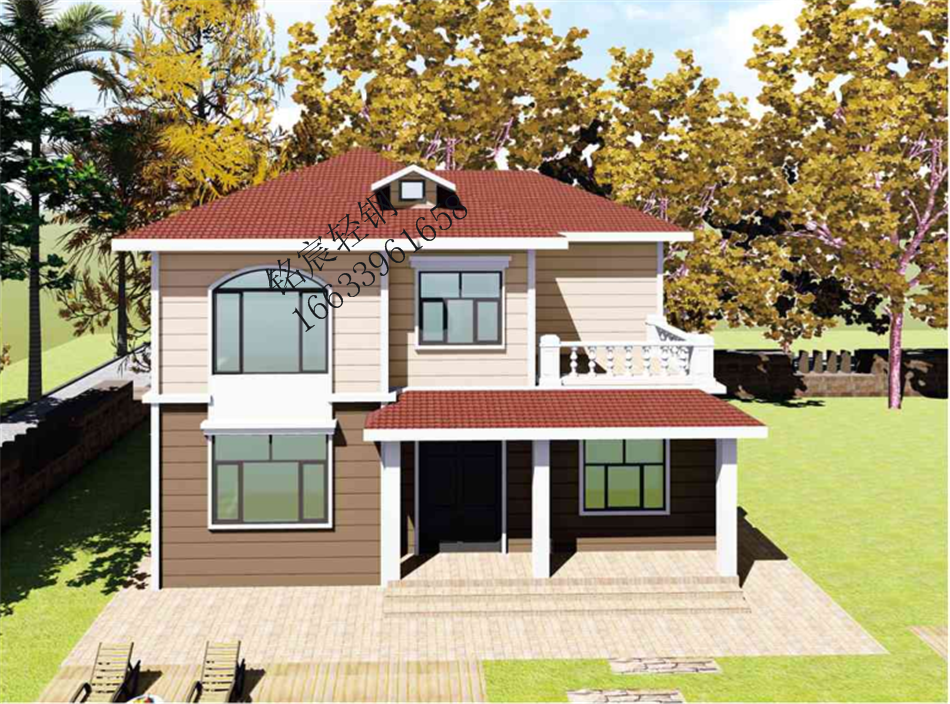 二層246平米歐式輕鋼別墅 二層246平米歐式輕鋼別墅