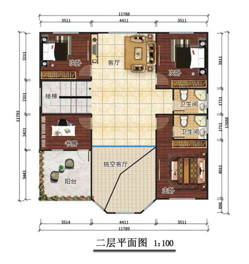 二層285平米歐式輕鋼別墅 二層285平米歐式輕鋼別墅