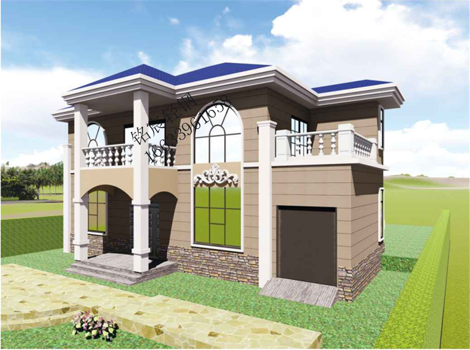 二層326平米歐式輕鋼別墅 二層326平米歐式輕鋼別墅