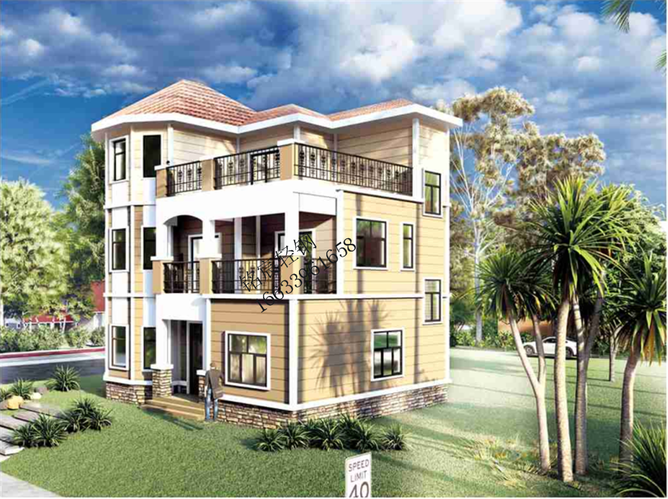 三層310平米歐式輕鋼別墅 三層310平米歐式輕鋼別墅