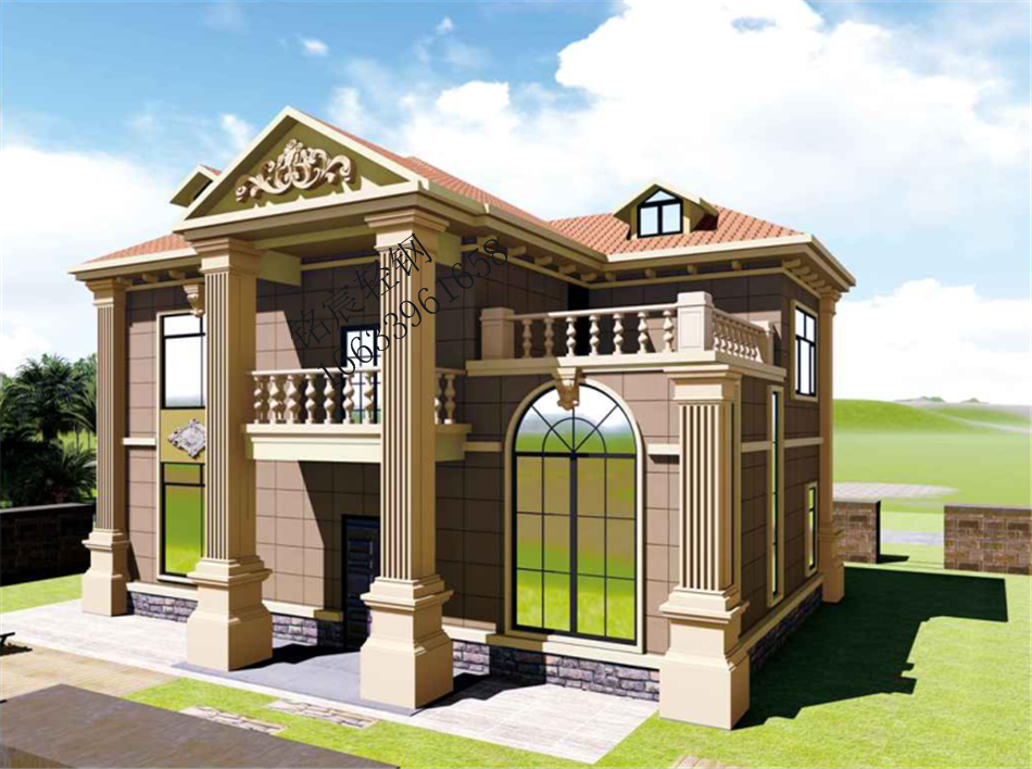 二層284平米歐式輕鋼別墅 二層284平米歐式輕鋼別墅