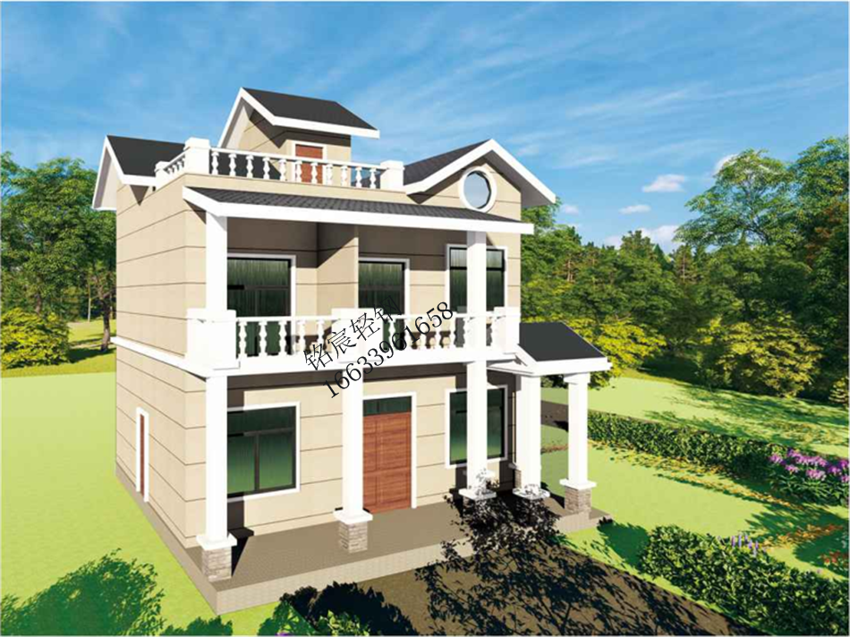 191平米二層半歐式輕鋼別墅 191平米二層半歐式輕鋼別墅