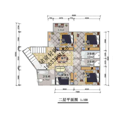 三層300平米歐式輕鋼別墅 三層300平米歐式輕鋼別墅