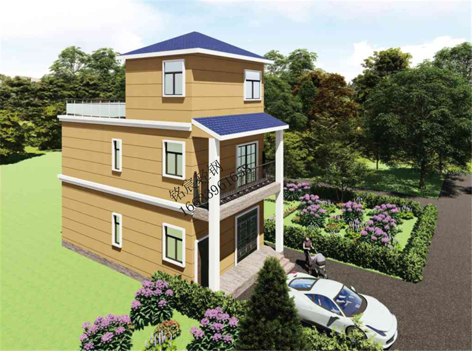 三層140平米歐式輕鋼別墅 三層140平米歐式輕鋼別墅