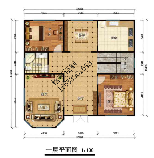 三層381平米歐式輕鋼別墅 三層381平米歐式輕鋼別墅