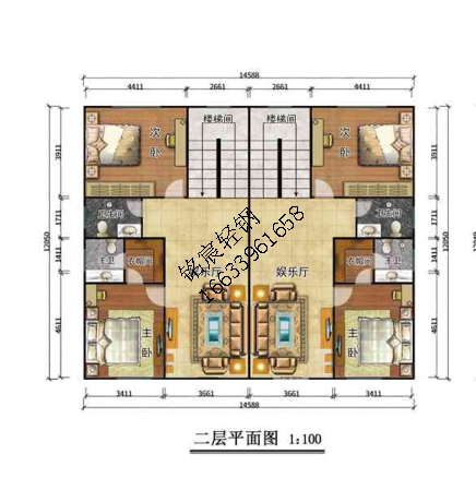 三層550平米歐式輕鋼別墅 三層550平米歐式輕鋼別墅