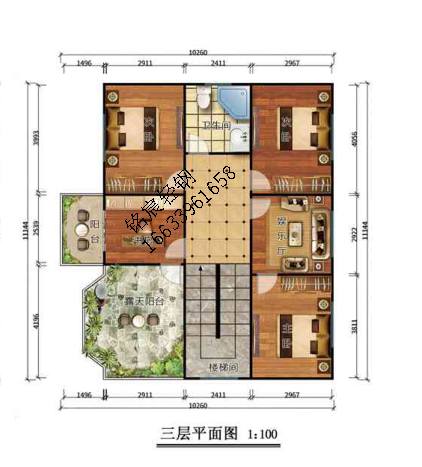 三層306平米歐式輕鋼別墅 三層306平米歐式輕鋼別墅