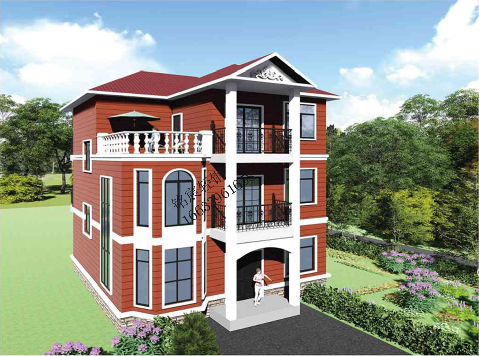 三層306平米歐式輕鋼別墅 三層306平米歐式輕鋼別墅