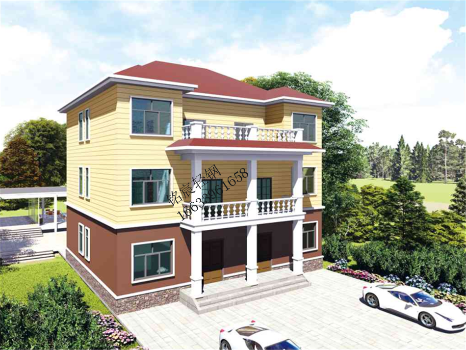 三層550平米歐式輕鋼別墅 三層550平米歐式輕鋼別墅