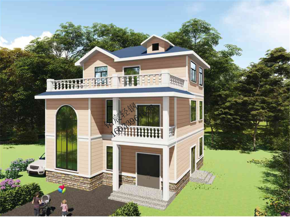 三層305平米歐式輕鋼別墅 三層305平米歐式輕鋼別墅