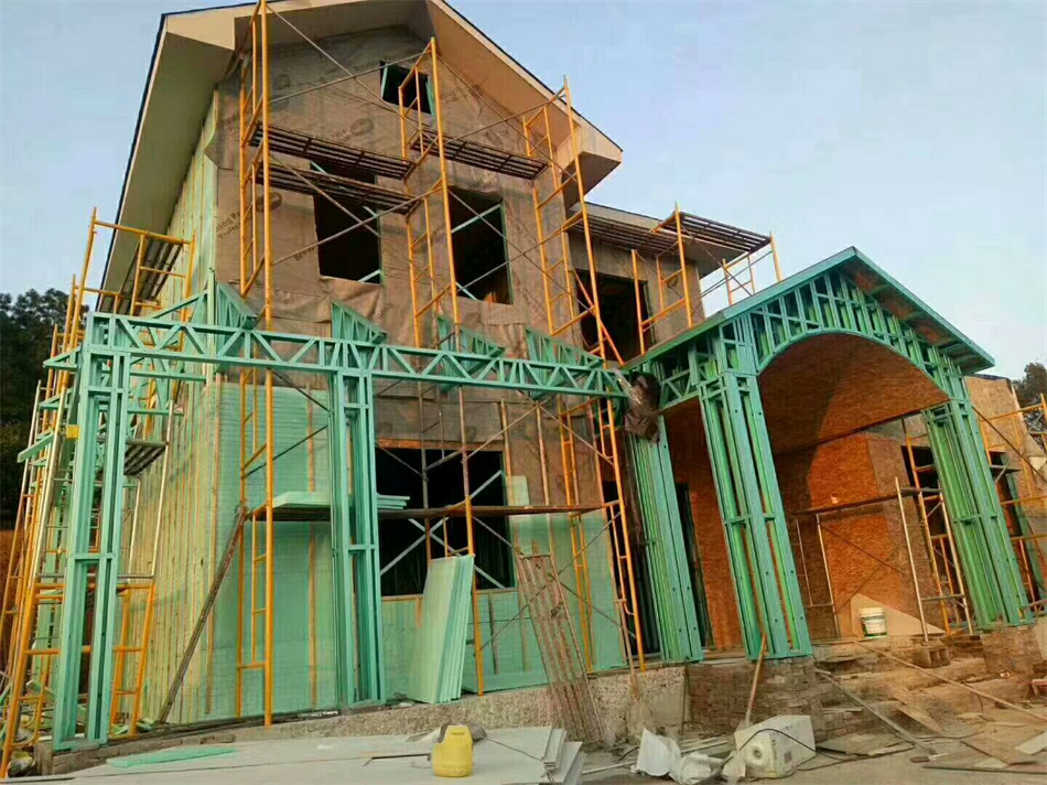 二層274平歐式風(fēng)格裝配式鋼結(jié)構(gòu)農(nóng)房 二層274平歐式風(fēng)格裝配式鋼結(jié)構(gòu)農(nóng)房