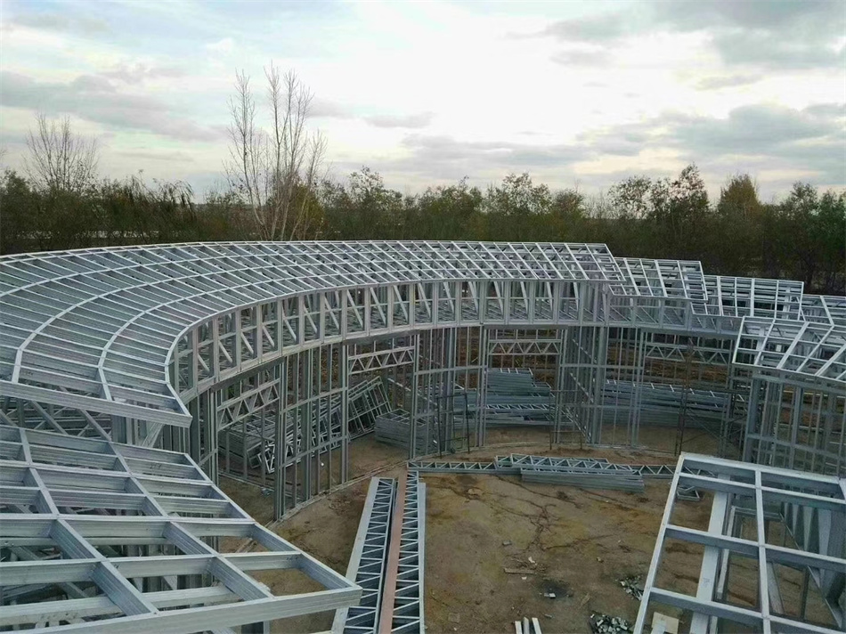 一層500平中式風(fēng)格裝配式鋼結(jié)構(gòu)公用建筑 一層500平中式風(fēng)格裝配式鋼結(jié)構(gòu)公用建筑