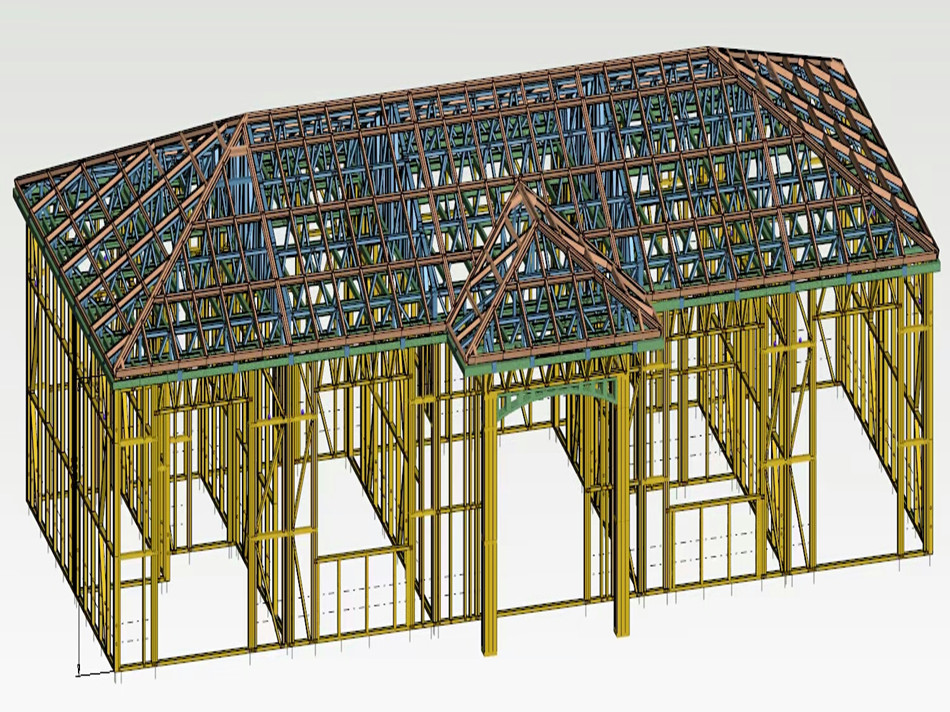 一層96平簡歐風(fēng)格輕鋼別墅房屋 一層96平簡歐風(fēng)格輕鋼別墅房屋