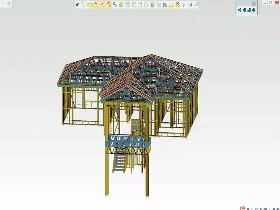 二層156平簡歐風(fēng)格輕鋼別墅房屋 二層156平簡歐風(fēng)格輕鋼別墅房屋