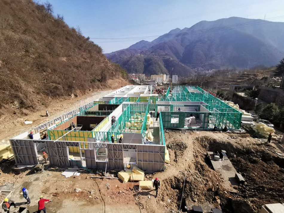 一層442平簡(jiǎn)歐風(fēng)格裝配式鋼結(jié)構(gòu)農(nóng)房 一層442平簡(jiǎn)歐風(fēng)格裝配式鋼結(jié)構(gòu)農(nóng)房