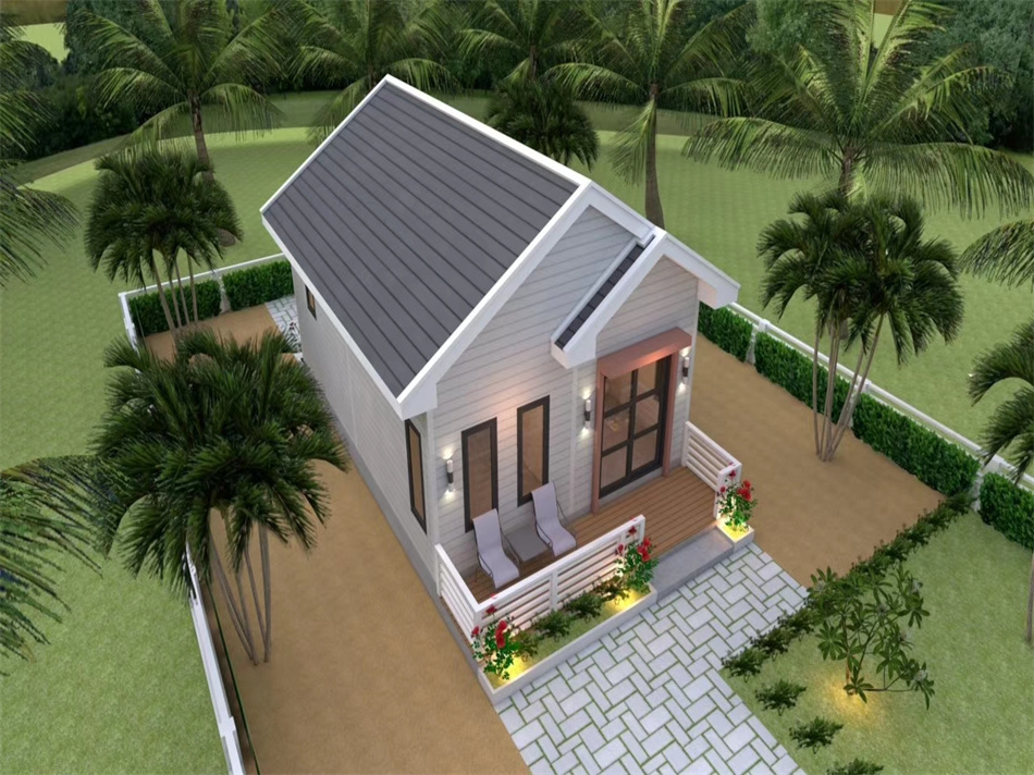 一層84平簡歐風(fēng)格輕鋼別墅房屋 一層84平簡歐風(fēng)格輕鋼別墅房屋