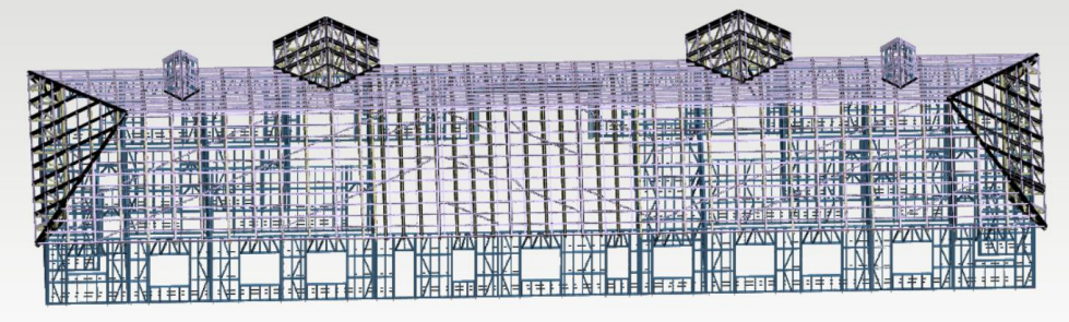 輕鋼龍骨售樓部項目設(shè)計龍骨結(jié)構(gòu)圖