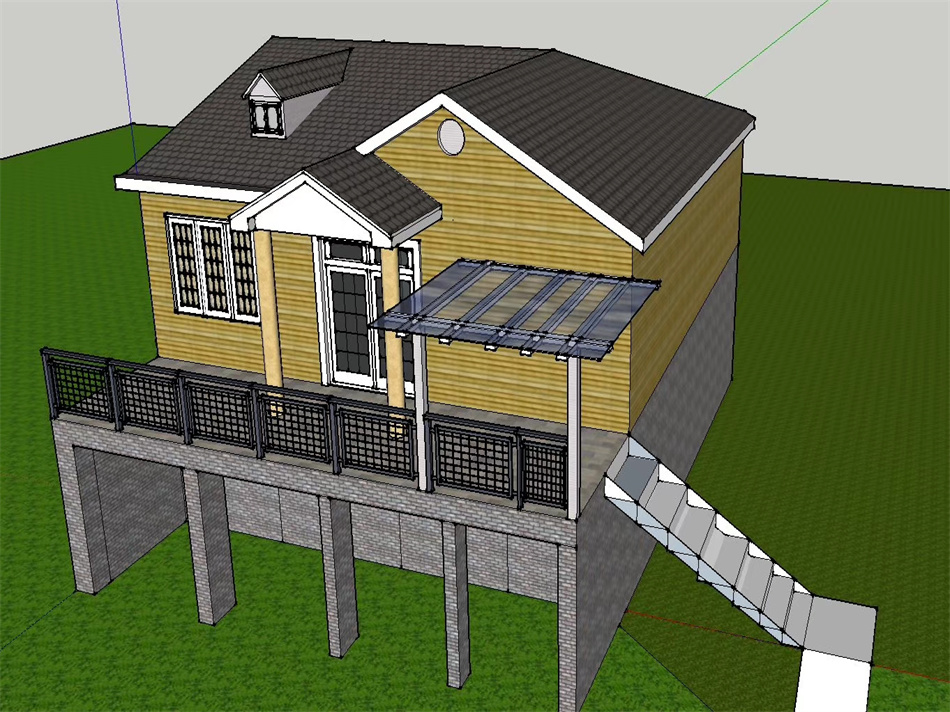 一層72平簡(jiǎn)歐式輕鋼別墅房屋 一層72平簡(jiǎn)歐式輕鋼別墅房屋