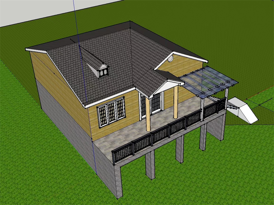 一層72平簡(jiǎn)歐式輕鋼別墅房屋 一層72平簡(jiǎn)歐式輕鋼別墅房屋