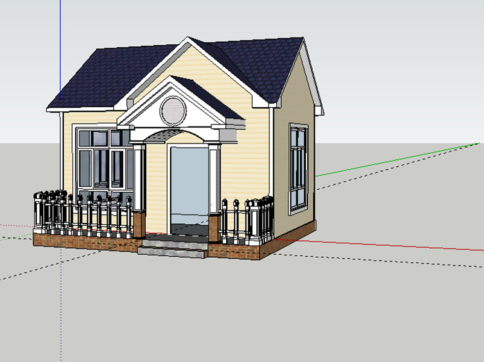 一層50平簡(jiǎn)歐式輕鋼別墅房屋樣板房 一層50平簡(jiǎn)歐式輕鋼別墅房屋樣板房