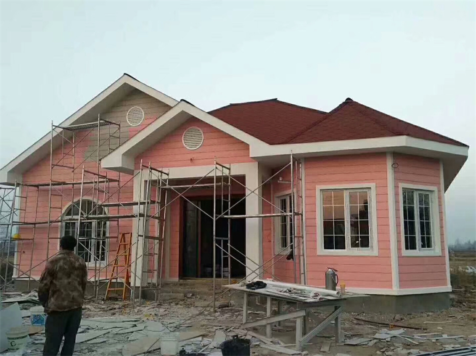 一層146平簡歐式輕鋼別墅房屋項(xiàng)目