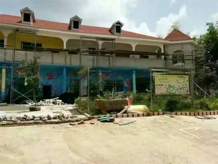 二層900平簡歐式輕鋼別墅學校項目